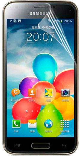 Защитная пленка Ainy для Samsung S5 mini (Бирюзовый)