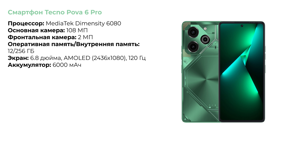 Смартфон Tecno Pova 6 Pro