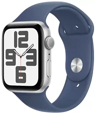 Умные часы Apple Watch SE (2024) 44mm Silver Aluminium Case with Blue Sport Band