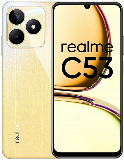 Смартфон Realme C53 8/256 ГБ, золотой