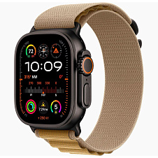 Умные часы Apple Watch Ultra 2 GPS+Cellular 49mm Black Titanium Case with Tan Large Alpine Loop (EU)