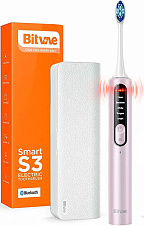 Электрическая зубная щетка Bitvae S3 Smart E-Toothbrush, розовая