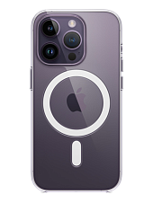 Накладка Magnetic Clear Case для iPhone 14 Pro (Аналог с MagSafe)