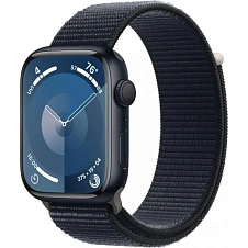 Умные часы Apple Watch Series 9 45mm Midnight Aluminum Case with Black Sport Loop