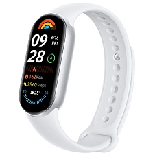 Умный браслет Xiaomi Mi Smart Band 9, серебристый (Global)