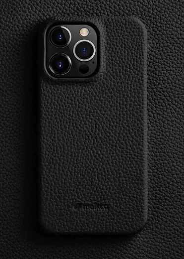 Чехол Melkco Leather Snap Cover для iPhone 13 Pro Max (Черный)