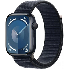 Умные часы Apple Watch Series 9 41mm Midnight Aluminum Case with Black Sport Loop